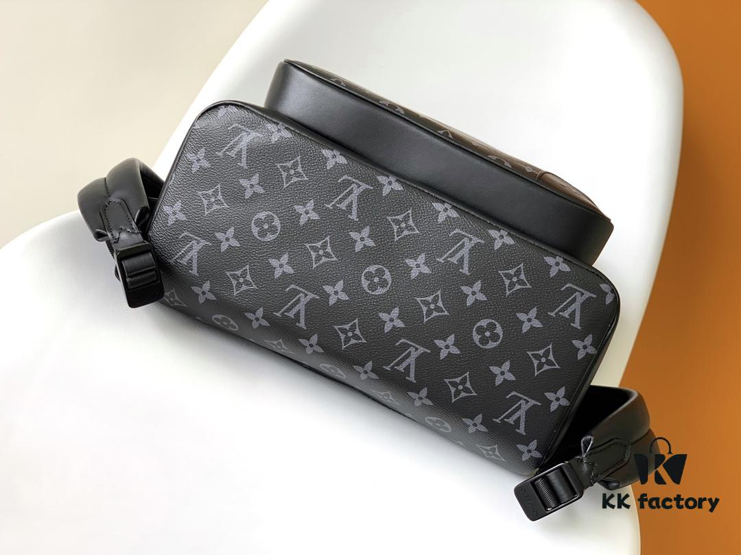 Top Quality Original M45335 Black Flower Black Check Dean Backpack