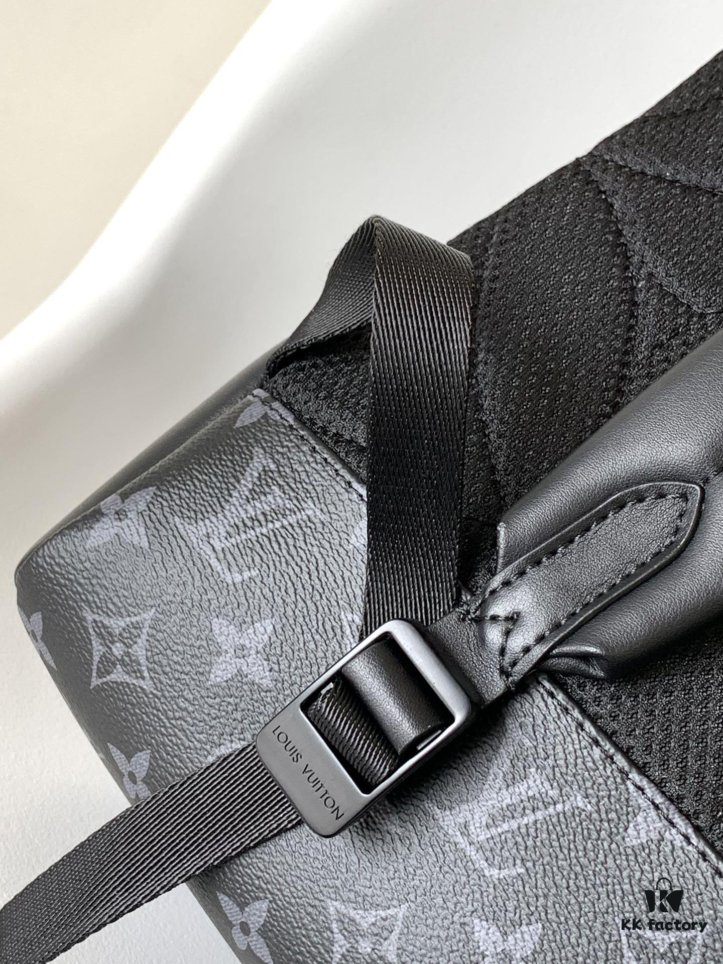Top Quality Original M45335 Black Flower Black Check Dean Backpack