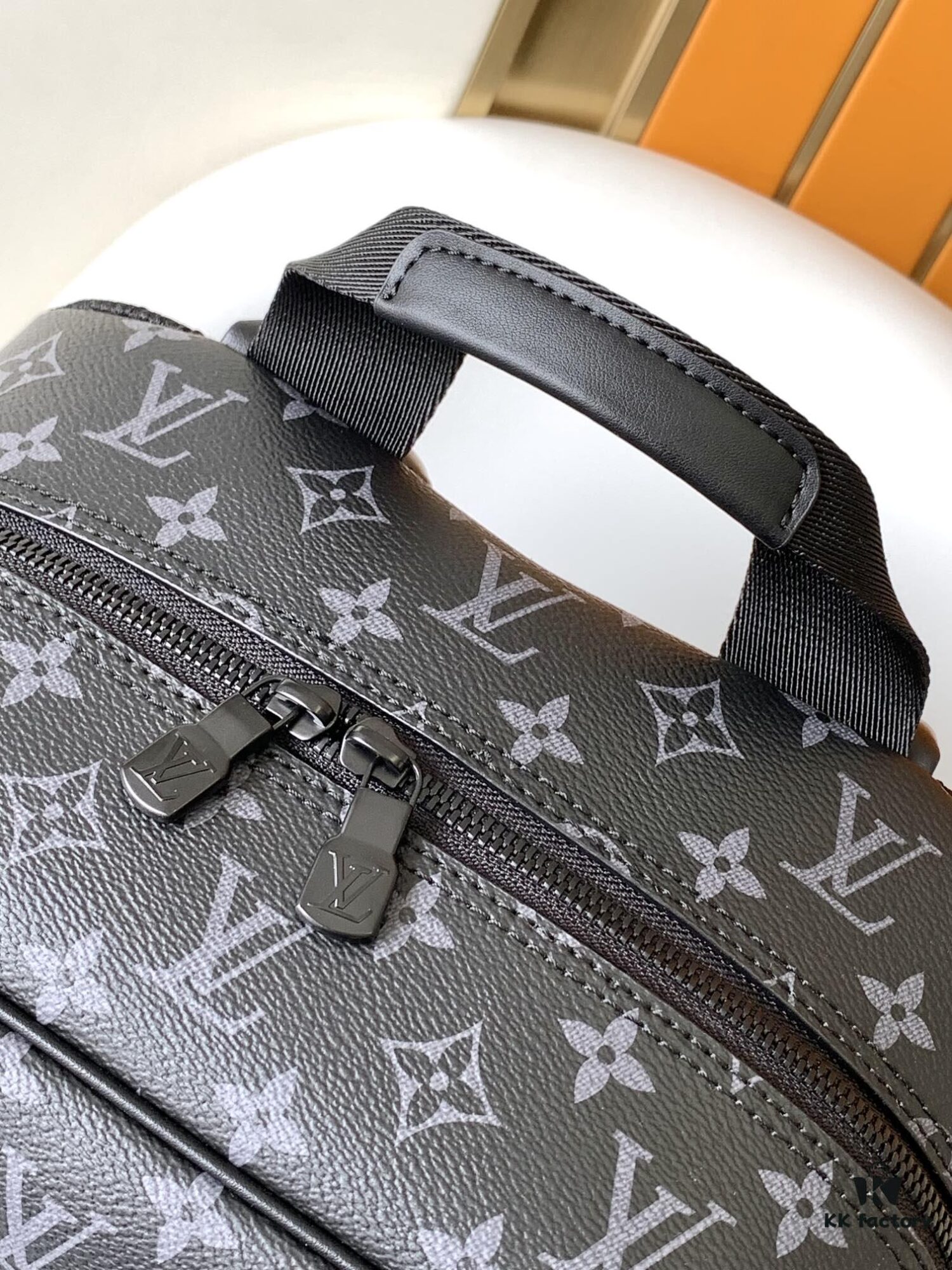 Top Quality Original M45335 Black Flower Black Check Dean Backpack