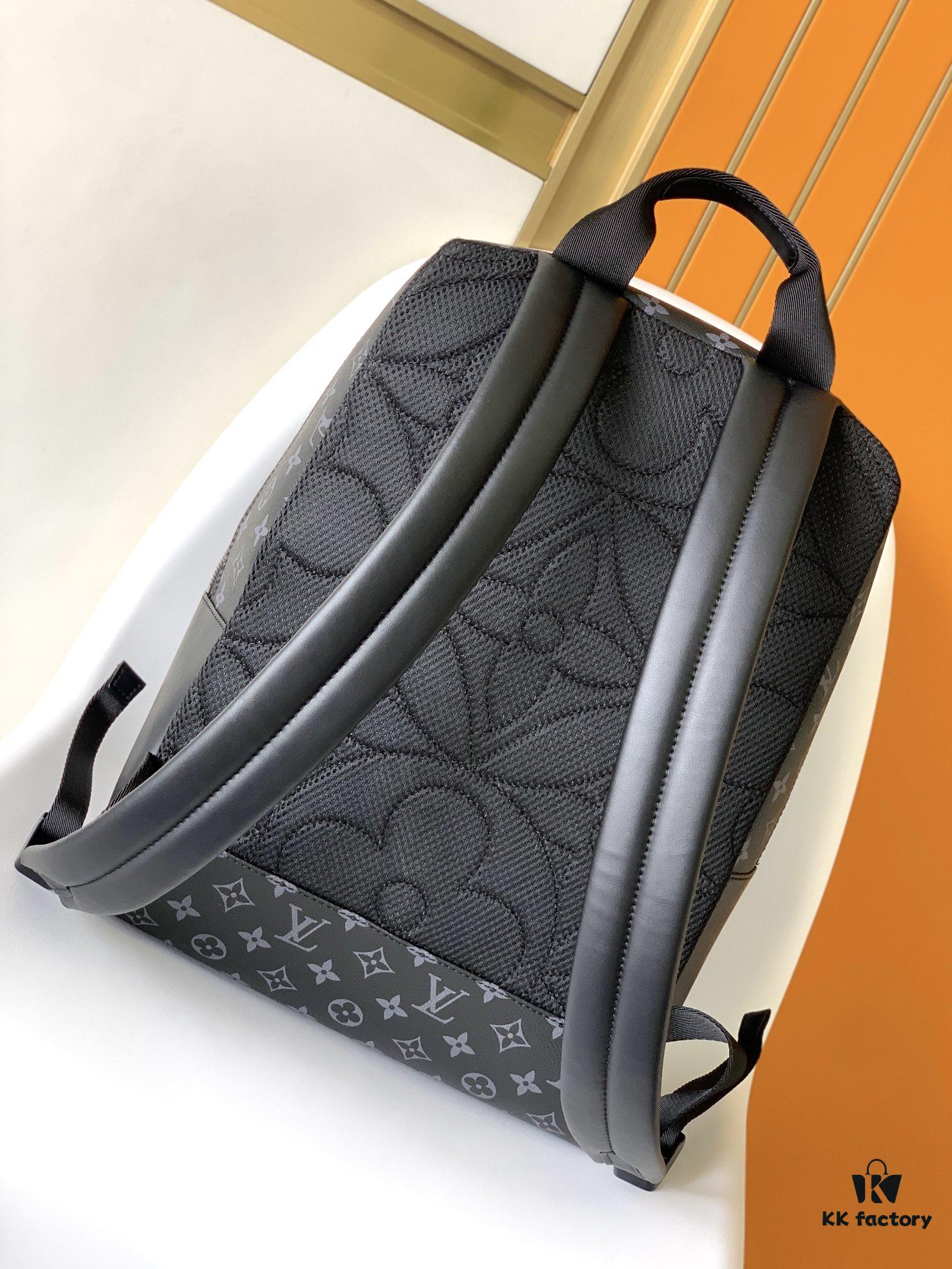Top Quality Original M45335 Black Flower Black Check Dean Backpack