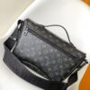 69305da1f09edb6de4c4ffe1 Top Quality Original Order M46685 Black Flower Men's Mailbag Montsouris Messenger Bag