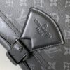 69305da2f09edb6de4c4ffe2 Top Quality Original Order M46685 Black Flower Men's Mailbag Montsouris Messenger Bag