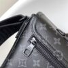 69305da6f09edb6de4c4ffe8 Top Quality Original Order M46685 Black Flower Men's Mailbag Montsouris Messenger Bag