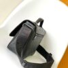 69305db8f09edb6de4c50006 Top Quality Original Order M46685 Embossed M46685 Black Flower Men's Mailbag Montsouris Messenger Bag