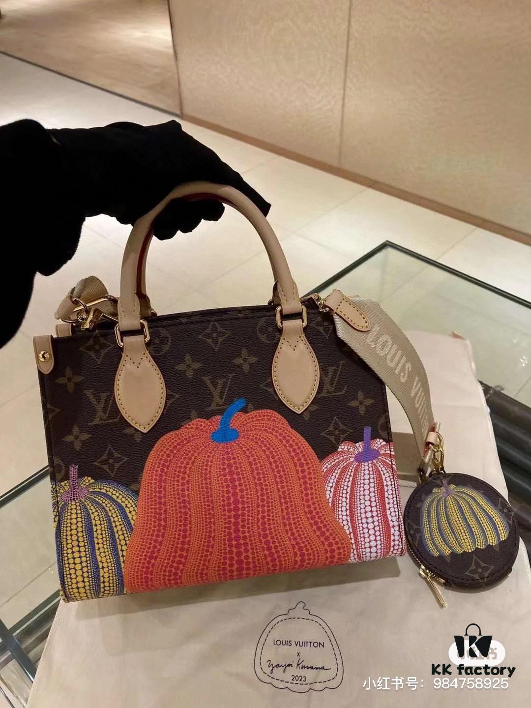 69305dcdf09edb6de4c50032 M46467 M45654 LV x YK OnTheGo Small Handbag
