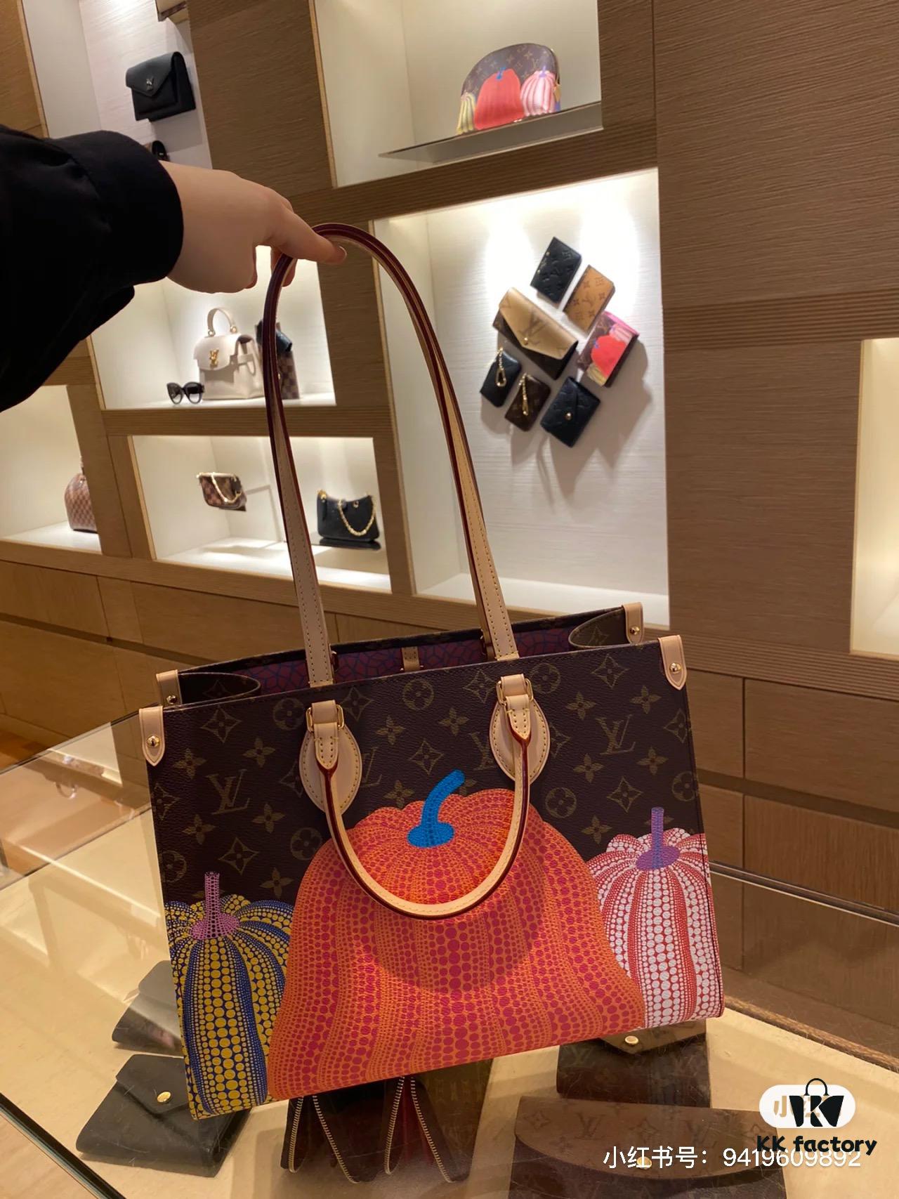 69305dcef09edb6de4c50036 M46467 M45654 LV x YK OnTheGo Small Handbag
