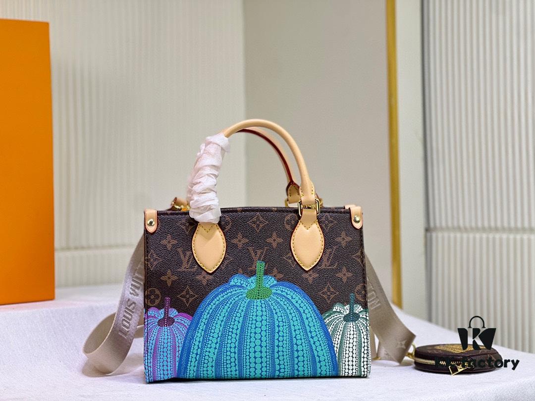 69305dd0f09edb6de4c5003a M46467 M45654 LV x YK OnTheGo Small Handbag