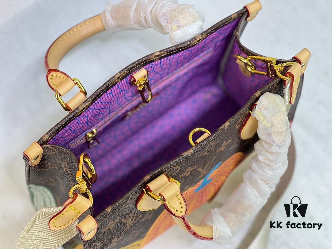69305dd2f09edb6de4c5003d M46467 M45654 LV x YK OnTheGo Small Handbag