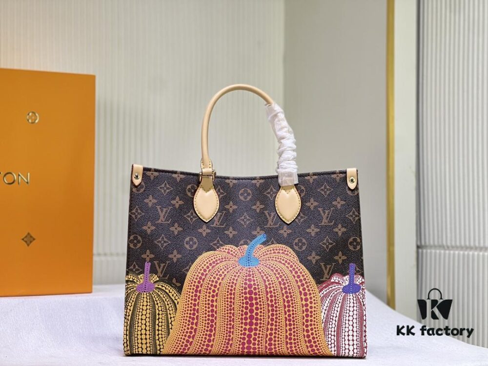 69305dd3f09edb6de4c5003f M46467 M44572 LV x YK OnTheGo Medium Tote Bag