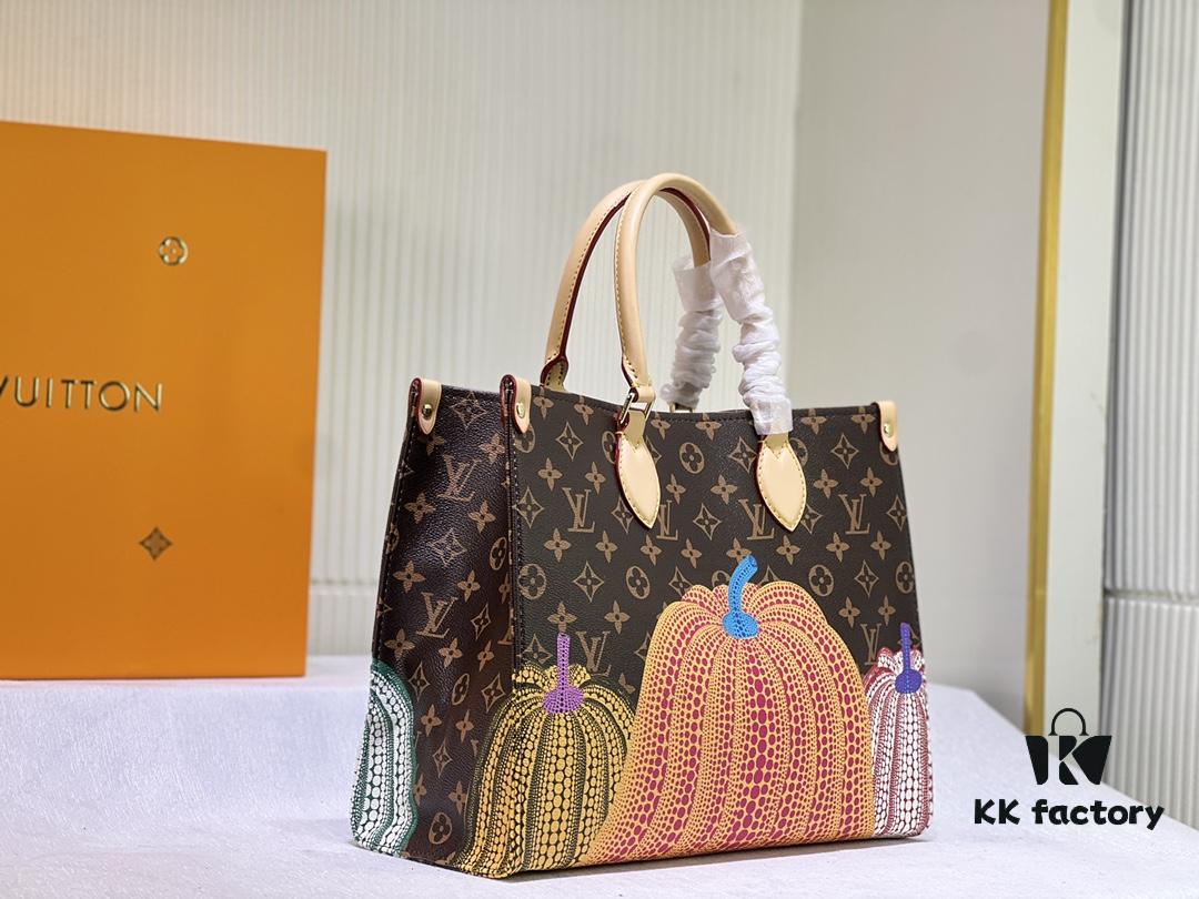 69305dd4f09edb6de4c50041 M46467 M44572 LV x YK OnTheGo Medium Tote Bag