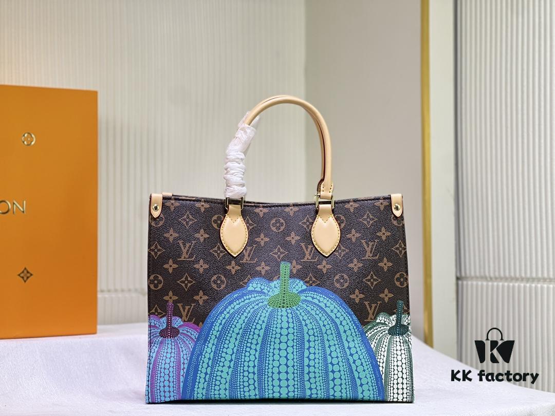 69305dd4f09edb6de4c50043 M46467 M44572 LV x YK OnTheGo Medium Tote Bag