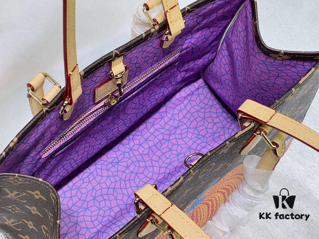 69305dd8f09edb6de4c50049 M46467 M44572 LV x YK OnTheGo Medium Tote Bag