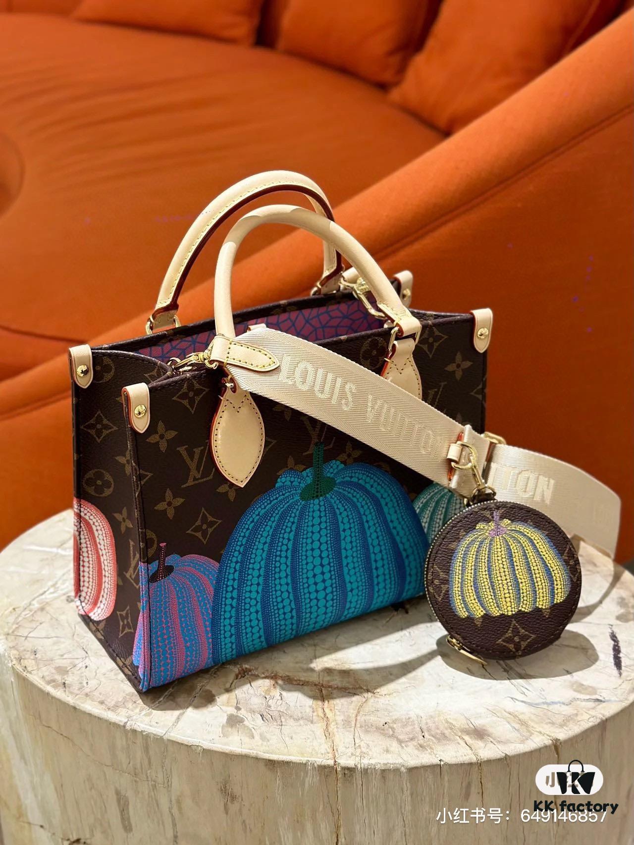 69305ddaf09edb6de4c5004e M46467 M45654 LV x YK OnTheGo Small Handbag