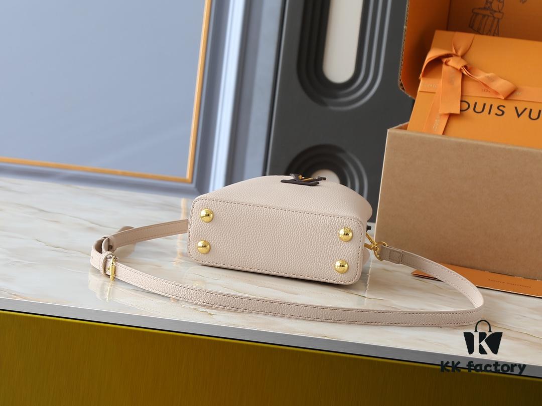 69305e02f09edb6de4c500a8 Upgraded Original M12956 M12952 M14176 Capucines Mini Bag in Elegant Taurillon Calfskin with Seasonal Hues