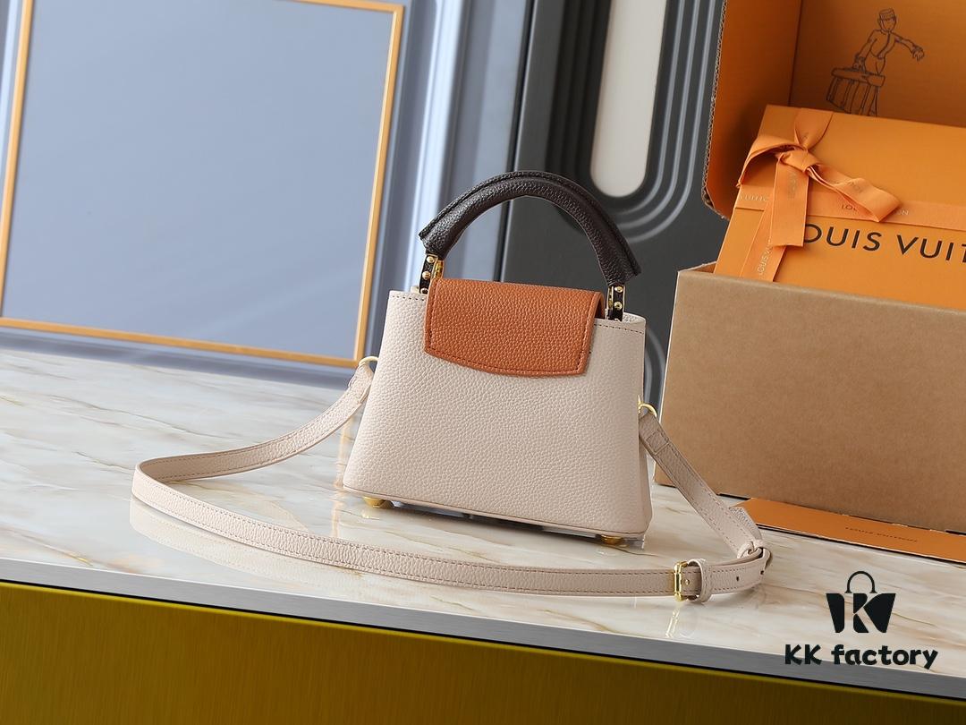69305e02f09edb6de4c500a9 Upgraded Original M12956 M12952 M14176 Capucines Mini Bag in Elegant Taurillon Calfskin with Seasonal Hues