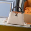 69305e06f09edb6de4c500af Guangzhou Goods Upgrade Original Version M12956 M12952 M14176 This Mini Capucines Bag Features Luxurious Taurillon Cowhide Leather in a Refined Seasonal Hue, Accentuated with Shining Metal Hardware and the LV Initials as a Signature Detail. The Flap Can Be Worn Externally or Tucked Inside to Reveal a Well-Organized Interior, While the Zippered Pocket Offers Secure Storage for Valuables. The Detachable and Adjustable Shoulder Strap Allows for Versatile Carrying Options. Dimensions: 27.0 x 17.3 x 9.0 cm (L x H x W)