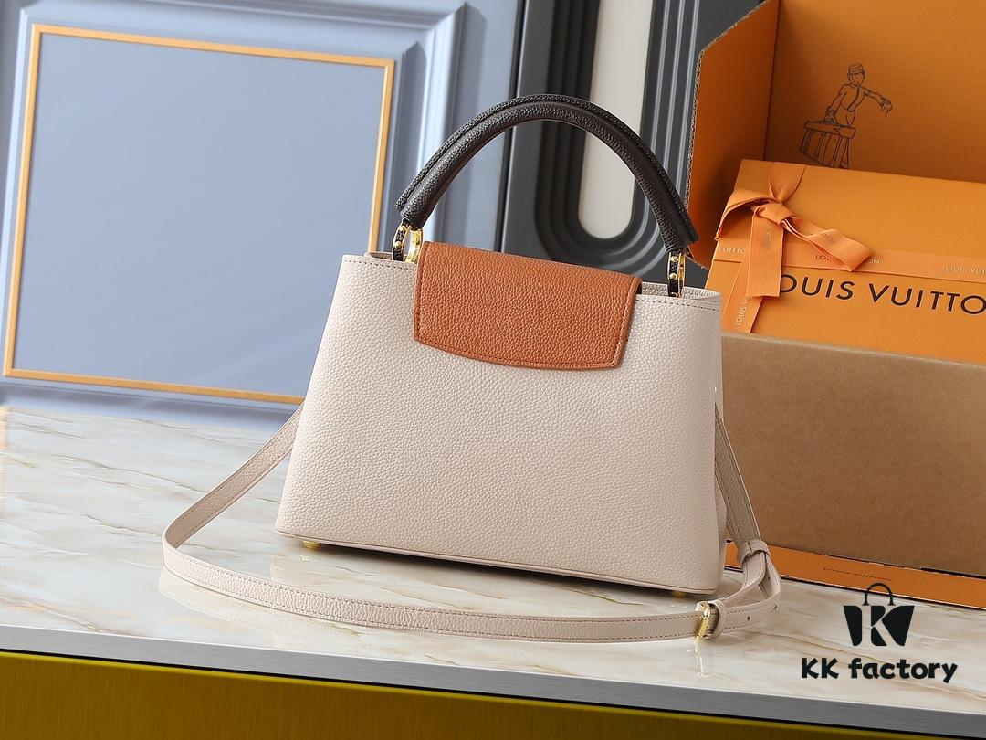 69305e0ef09edb6de4c500bd Guangzhou Stock Upgraded Original M12956 M12952 M14176 This Capucines Medium Handbag Features Elegant Seasonal Hues Rendered in Luxurious Taurillon Cowhide Leather