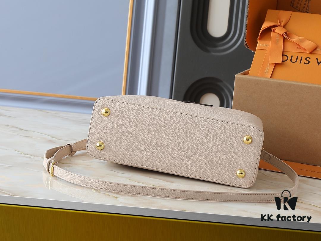 69305e0ef09edb6de4c500be Guangzhou Stock Upgraded Original M12956 M12952 M14176 This Capucines Medium Handbag Features Elegant Seasonal Hues Rendered in Luxurious Taurillon Cowhide Leather