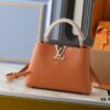 69305e16f09edb6de4c500cd Upgraded Original M12956 M12952 M14176 Capucines Mini Bag in Taurillon Leather