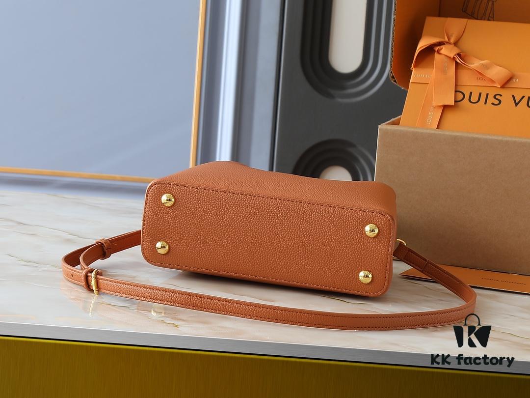 69305e17f09edb6de4c500cf Upgraded Original M12956 M12952 M14176 Capucines Mini Bag in Taurillon Leather