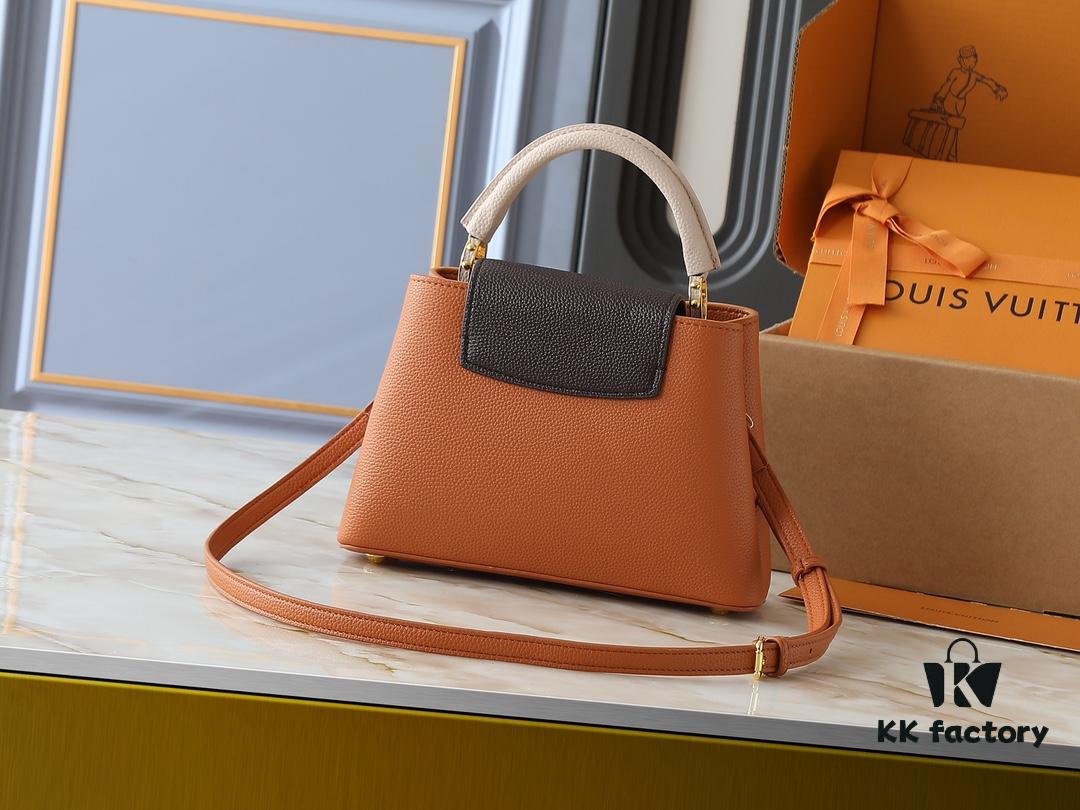69305e17f09edb6de4c500d0 Upgraded Original M12956 M12952 M14176 Capucines Mini Bag in Taurillon Leather