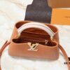 69305e1ef09edb6de4c500de Upgraded Original M12956 M12952 M14176 Capucines Mini Bag in Taurillon Leather
