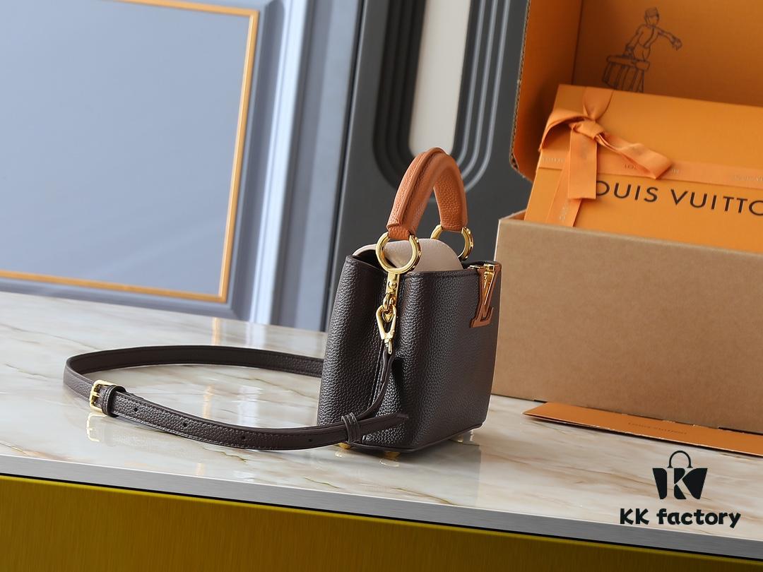69305e21f09edb6de4c500e5 Upgraded Original M12956 M12952 M14176 Capucines Mini Bag in Elegant Taurillon Calfskin with Seasonal Hues