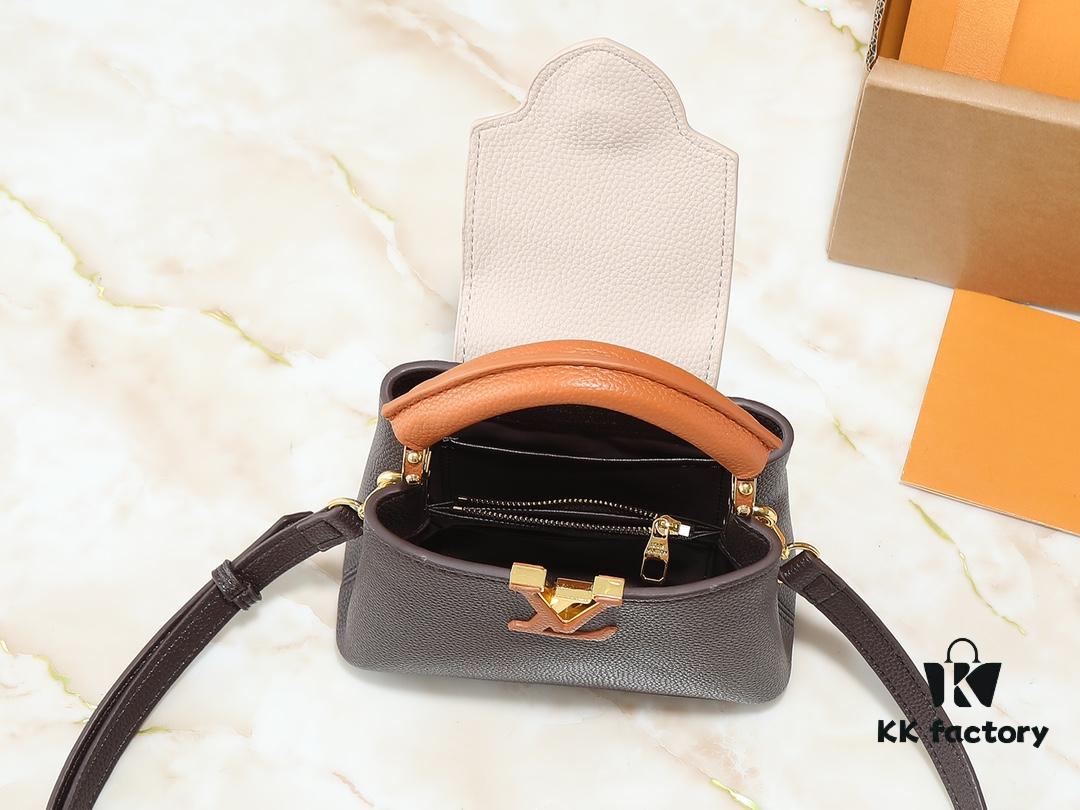 69305e22f09edb6de4c500e7 Upgraded Original M12956 M12952 M14176 Capucines Mini Bag in Elegant Taurillon Calfskin with Seasonal Hues