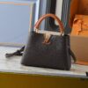 69305e23f09edb6de4c500e8 Guangzhou Goods Upgraded Original Version M12956 M12952 M14176 This Mini Capucines Bag Features Elegant Taurillon Calfskin with Seasonal Hues and Shiny Metal LV Lettering