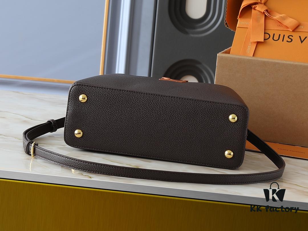 69305e25f09edb6de4c500eb Guangzhou Goods Upgraded Original Version M12956 M12952 M14176 This Mini Capucines Bag Features Elegant Taurillon Calfskin with Seasonal Hues and Shiny Metal LV Lettering