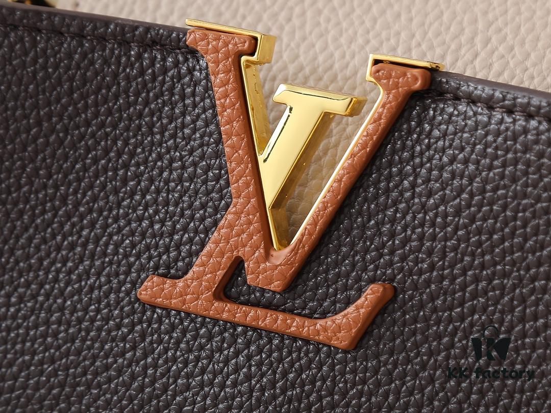 69305e26f09edb6de4c500ed Guangzhou Goods Upgraded Original Version M12956 M12952 M14176 This Mini Capucines Bag Features Elegant Taurillon Calfskin with Seasonal Hues and Shiny Metal LV Lettering