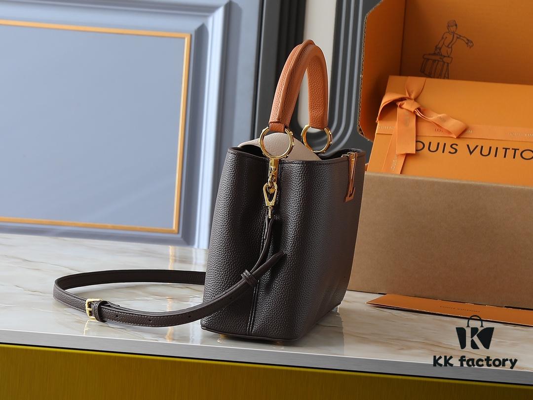 69305e27f09edb6de4c500f3 Upgraded Original Version M12956 M12952 M14176 Capucines Medium Handbag in Elegant Taurillon Calfskin with Seasonal Hues
