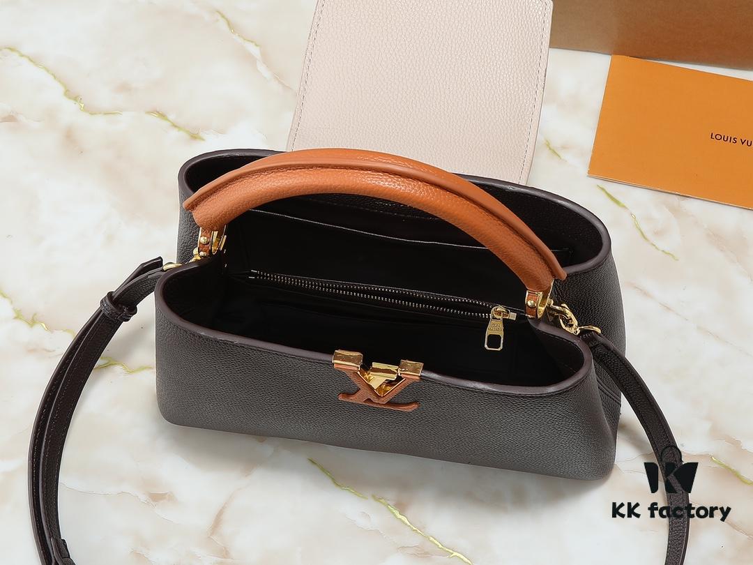 69305e2af09edb6de4c500f9 Upgraded Original Version M12956 M12952 M14176 Capucines Medium Handbag in Elegant Taurillon Calfskin with Seasonal Hues