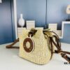 69305e3ef09edb6de4c50120 New Small LV NOE PURSE Bucket Bag in Raffia Leather