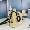 69305e42f09edb6de4c50128 New Small LV NOE PURSE Bucket Handbag in Raffia Leather Mini 'Little Dumpling'