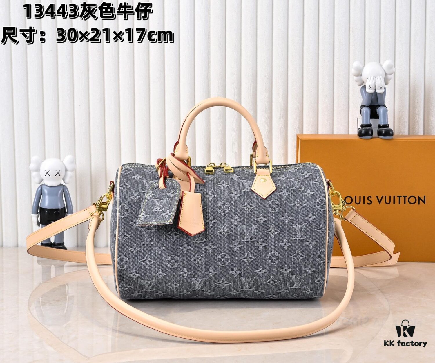69305e60f09edb6de4c50166 M13443 M40391 Denim Jeans Louis Vuitton x Takashi Murakami Cherry Monogram Bag