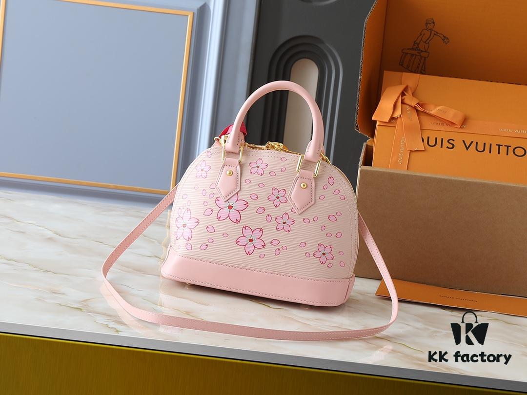 Upgraded Original M13104 M53152 [LV × TM Alma BB Handbag] Cherry Blossom (Takashi Murakami)