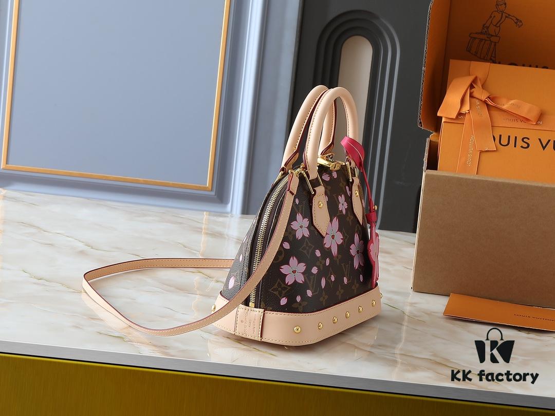 Upgraded Original M13104 M53152 [LV × TM Alma BB Handbag] Cherry Blossom (Takashi Murakami)