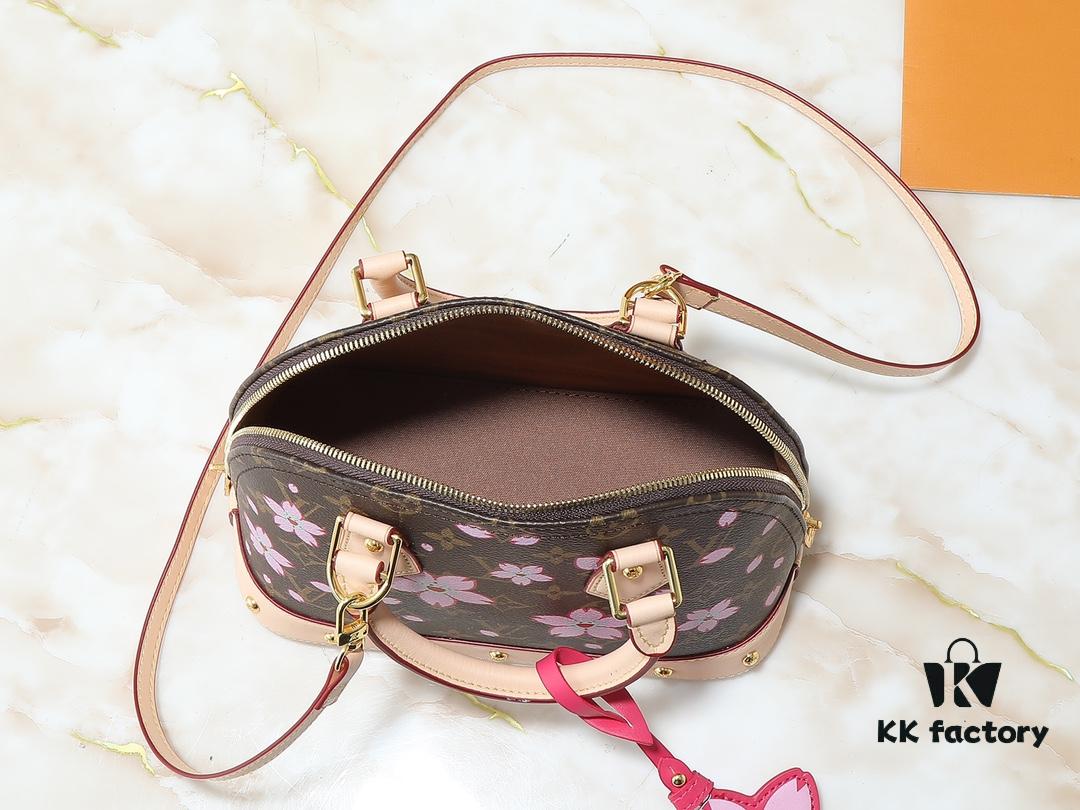 Upgraded Original M13104 M53152 [LV × TM Alma BB Handbag] Cherry Blossom (Takashi Murakami)