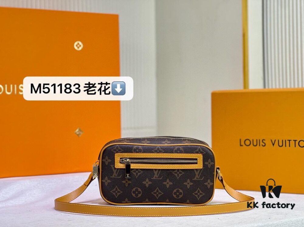 69305e92f09edb6de4c501c9 M51183 Small Open Smile Box Bag LV Vintage Monogram Classic Shoulder Bag