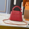 69305e96f09edb6de4c501d5 Guangzhou Stock Upgraded Original M24583 M24584 M24585 Gold-Tone Crystal Flower Crown Capucines Handbag
