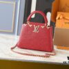69305e9af09edb6de4c501dc Guangzhou Stock Upgraded Original M24583 M24584 M24585 Golden Crystal Flower Crown Capucines Handbag