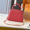 69305e9af09edb6de4c501de Guangzhou Stock Upgraded Original M24583 M24584 M24585 Golden Crystal Flower Crown Capucines Handbag