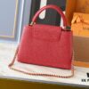 69305ea0f09edb6de4c501e8 Guangzhou Stock Upgraded Original M24583 M24584 M24585 Gold-Tone Crystal Flower Crown Capucines Handbag