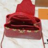 69305ea2f09edb6de4c501eb Guangzhou Stock Upgraded Original M24583 M24584 M24585 Gold-Tone Crystal Flower Crown Capucines Handbag