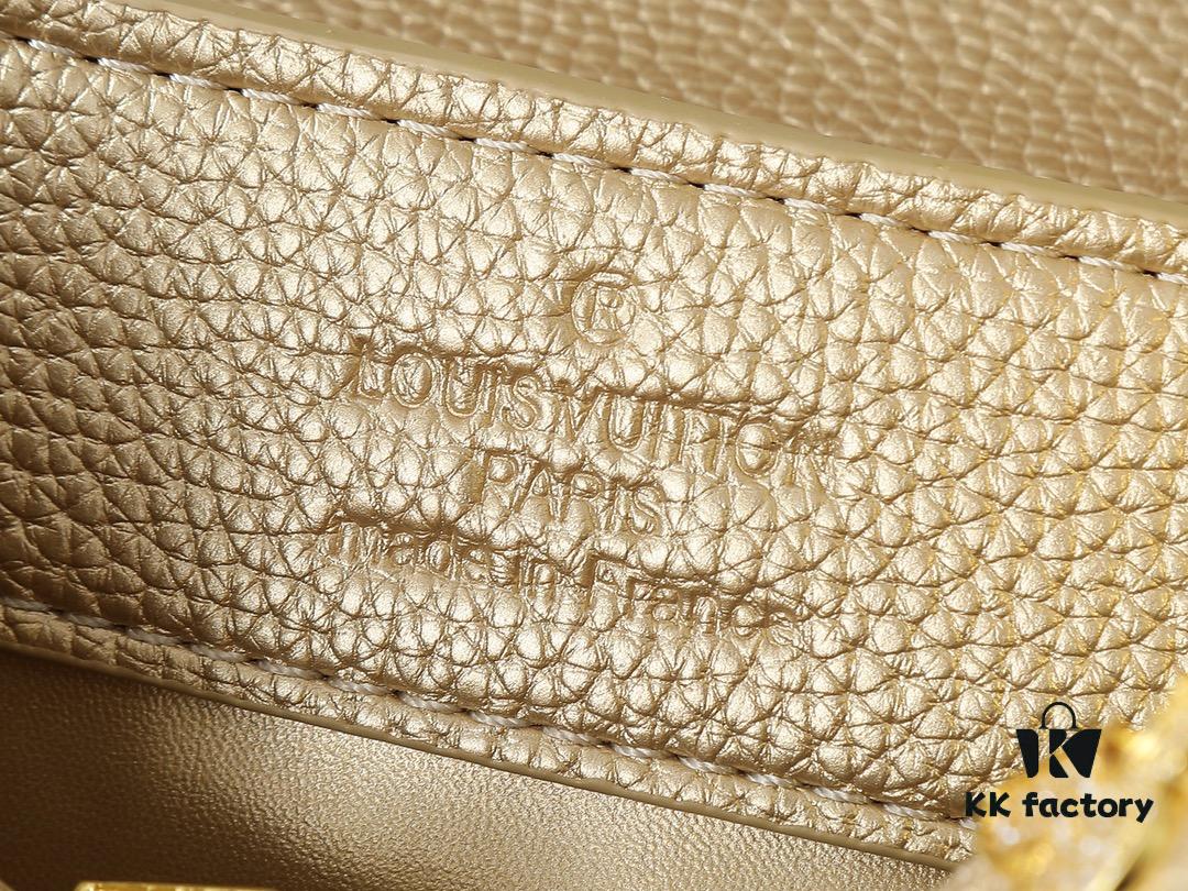 69305ea7f09edb6de4c501f5 Guangzhou Stock Upgraded Original M24583 M24584 M24585 Gold-Tone Crystal Flower Crown Capucines Handbag