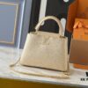69305ea7f09edb6de4c501f6 Guangzhou Stock Upgraded Original M24583 M24584 M24585 Gold-Tone Crystal Flower Crown Capucines Handbag