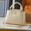69305eabf09edb6de4c501fe Guangzhou Stock - Upgraded Original M24583 M24584 M24585 Gold-Tone Crystal Flower Crown Capucines Handbag