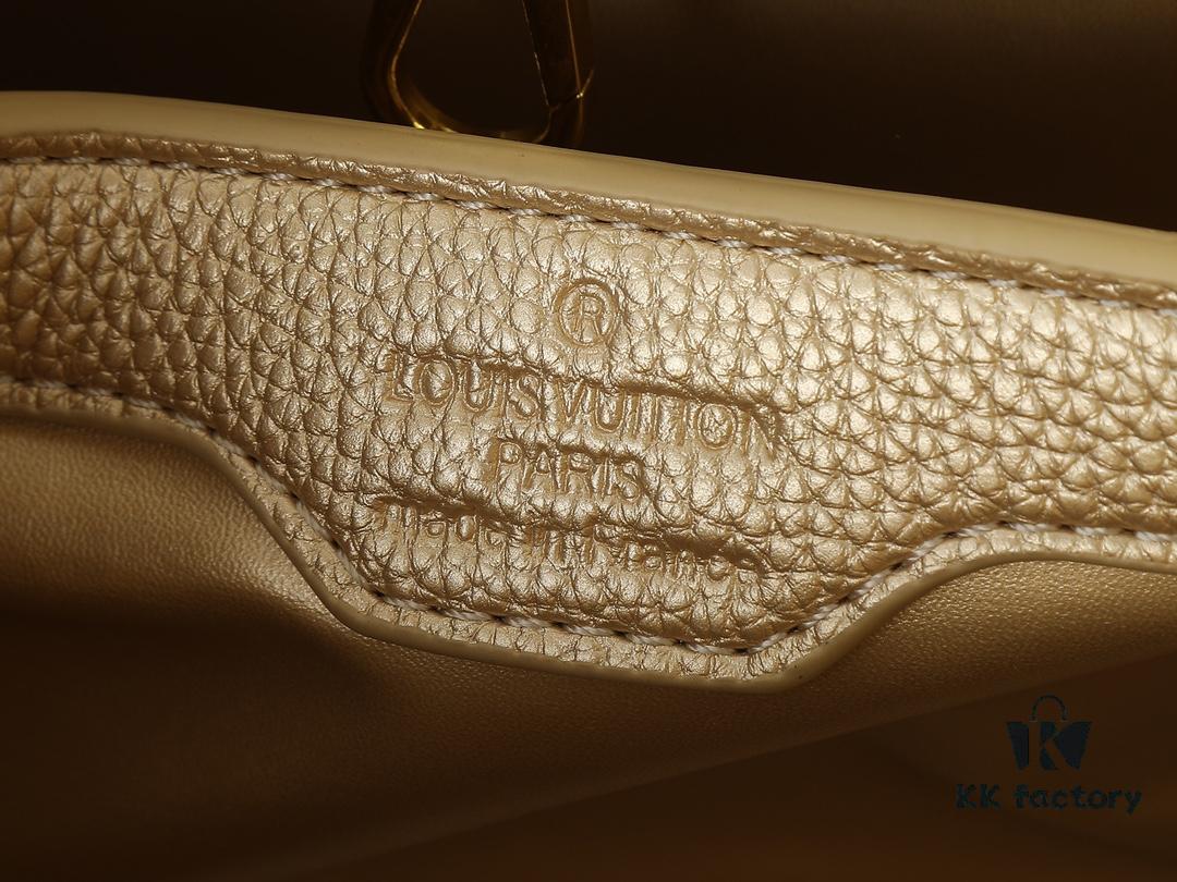 69305eabf09edb6de4c50200 Guangzhou Stock Upgraded Original M24583 M24584 M24585 Gold-Tone Crystal Flower Crown Capucines Handbag