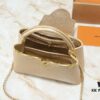 69305eb0f09edb6de4c50207 Guangzhou Stock - Upgraded Original M24583 M24584 M24585 Gold-Tone Crystal Flower Crown Capucines Handbag